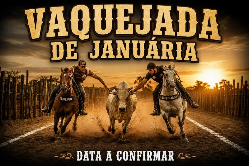 Cartaz da Vaquejada de Januária em Januária/MG